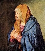 TIZIANO Vecellio Mater Dolorosa (with clasped hands) wt USA oil painting artist